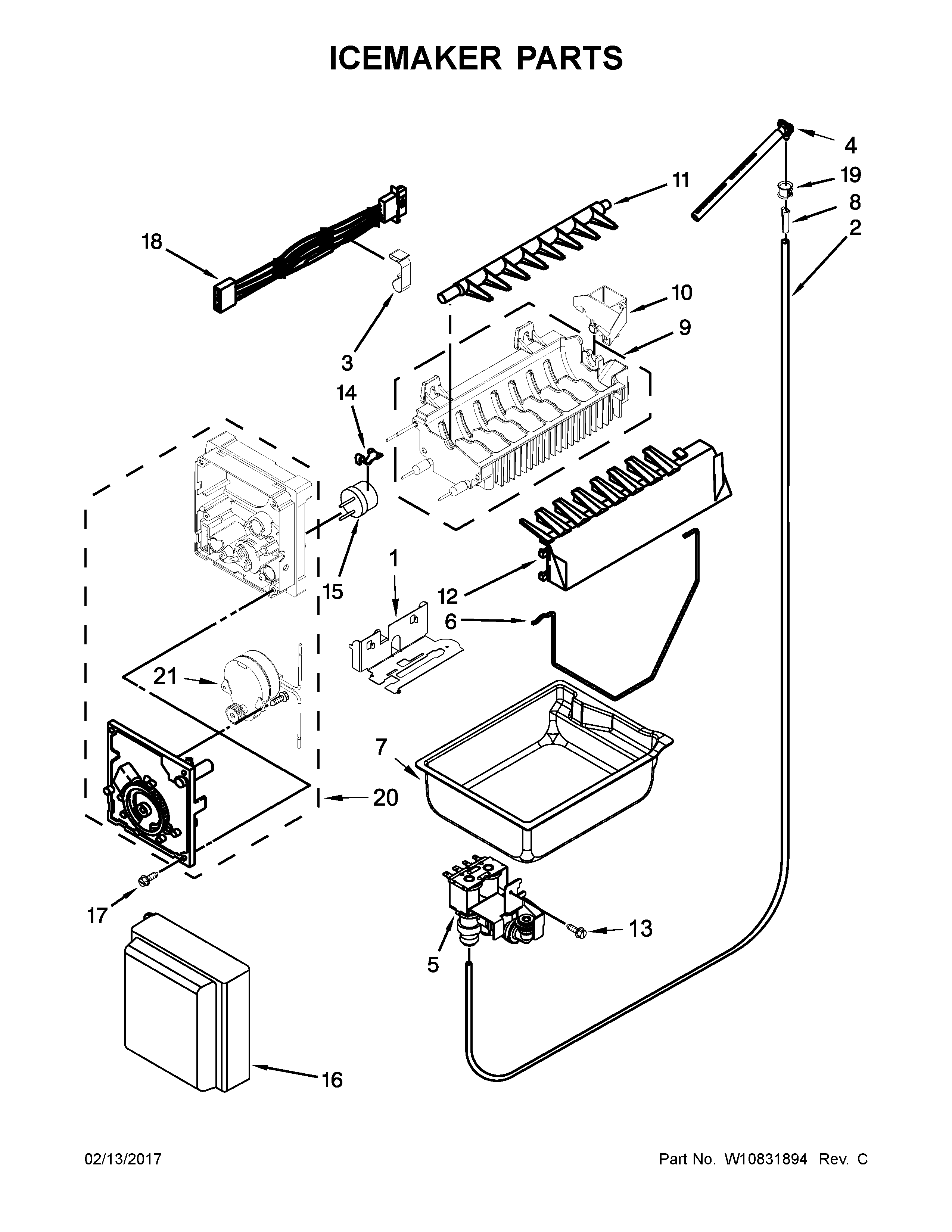 Icemaker parts
