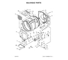 Maytag MDG20MNAWW0 bulkhead parts diagram