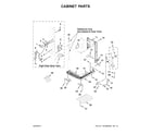 Amana NTC3500FW0 cabinet parts diagram