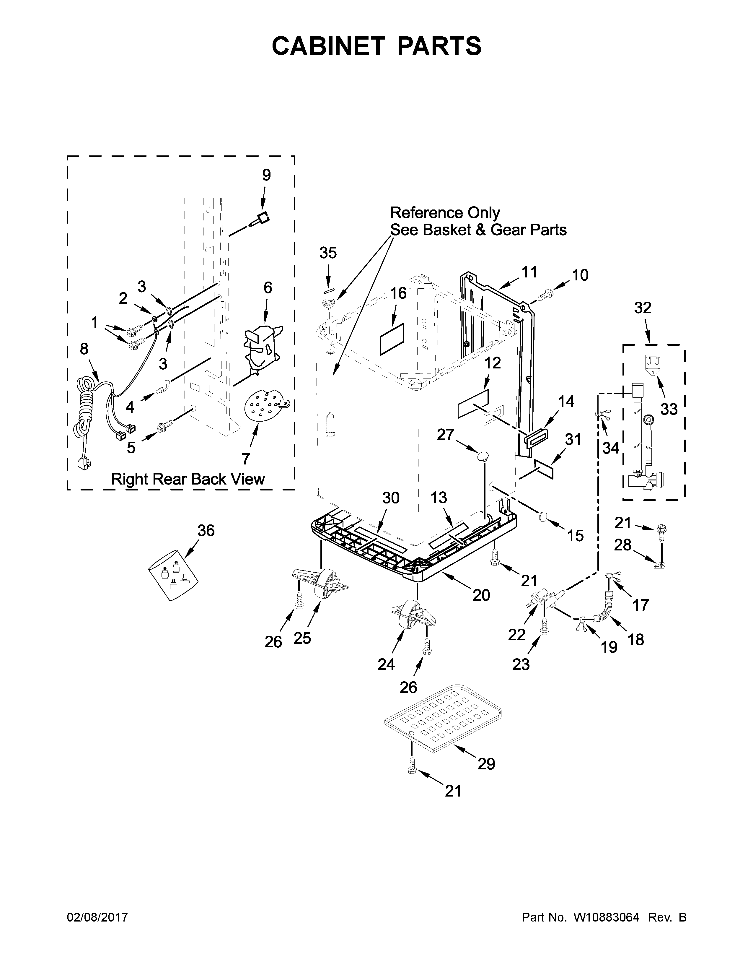Cabinet parts