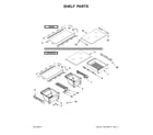 Maytag MRT711SMFW00 shelf parts diagram