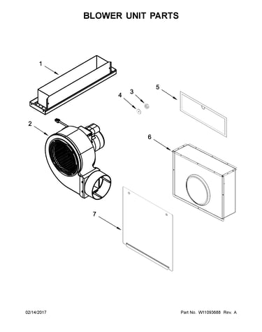 Blower unit parts