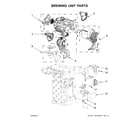 KitchenAid KES0503SR0 brewing unit parts diagram