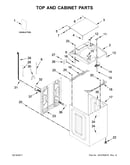 Top and cabinet parts