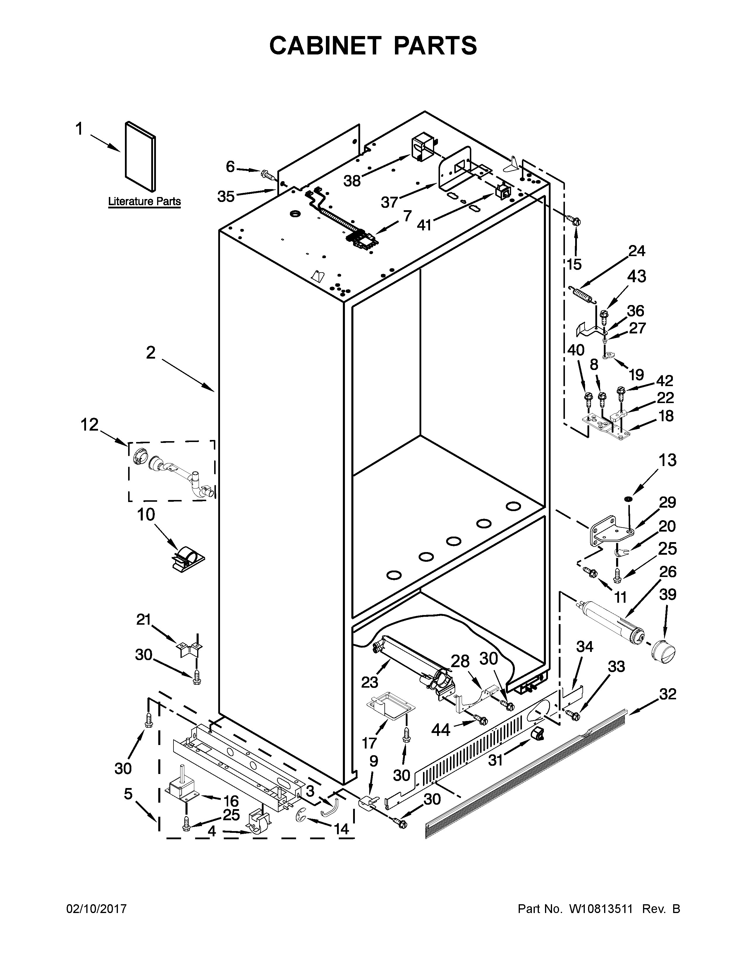 Cabinet parts
