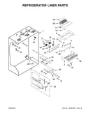 Refrigerator liner parts
