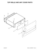 Top grille and unit cover parts