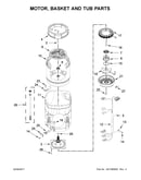 Motor, basket and tub parts