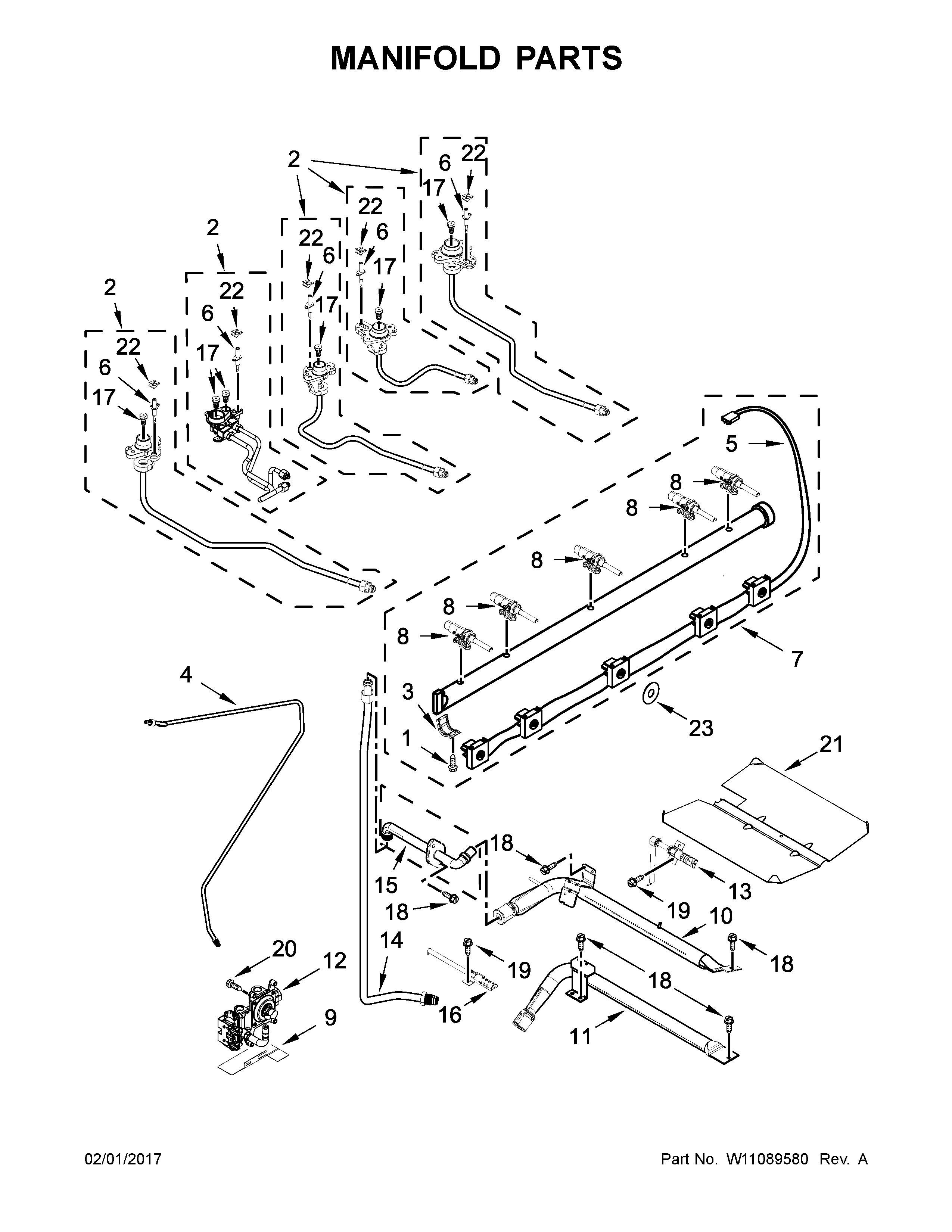 Manifold parts