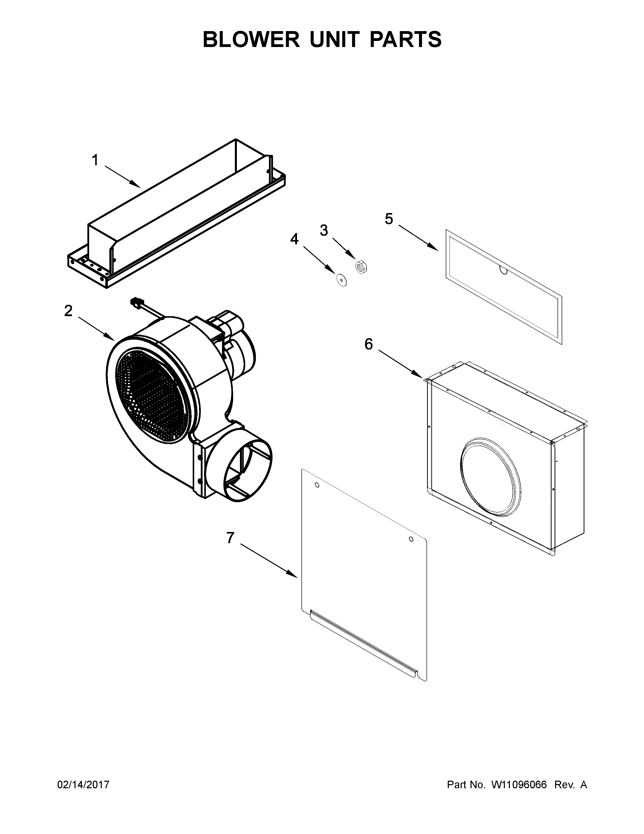 Blower unit parts