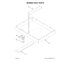 KitchenAid KCED600GSS00 burner box parts diagram