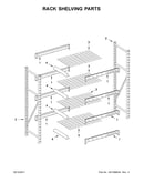 Rack shelving parts