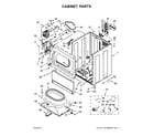 Maytag MDE20PDAYW0 cabinet parts diagram