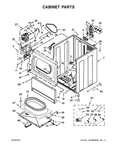Cabinet parts