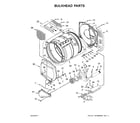 Maytag MDE20PDAZW0 bulkhead parts diagram