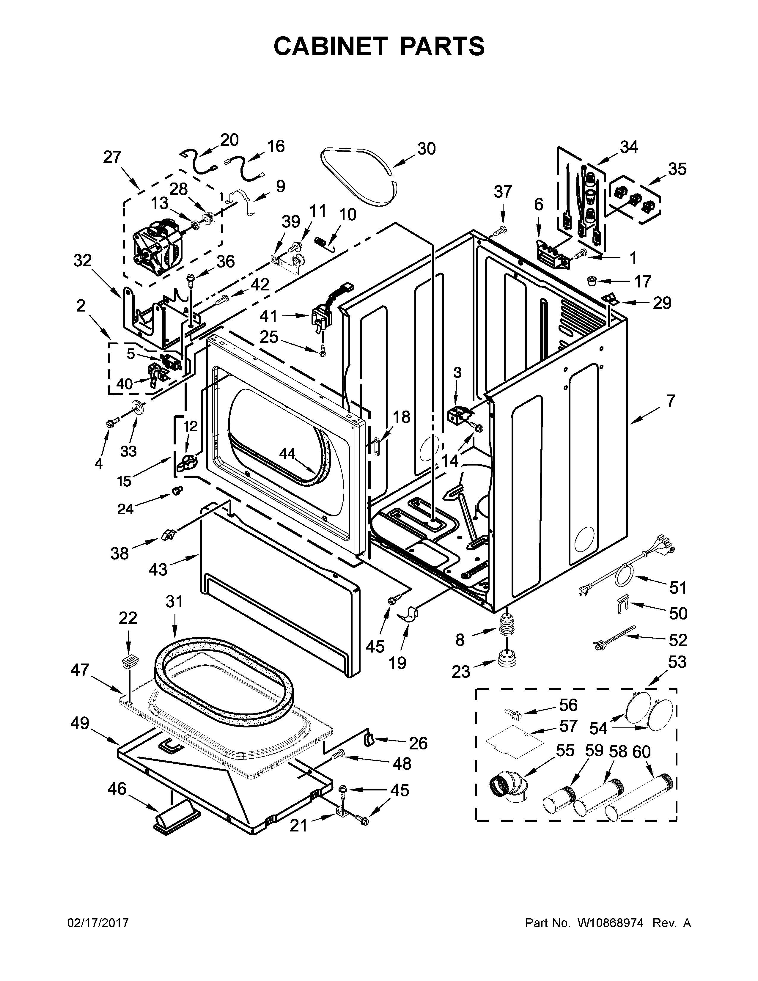 CABINET PARTS