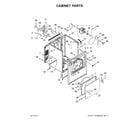 Maytag MEDB755DW2 cabinet parts diagram