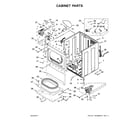 Maytag MDG20PDAWW0 cabinet parts diagram