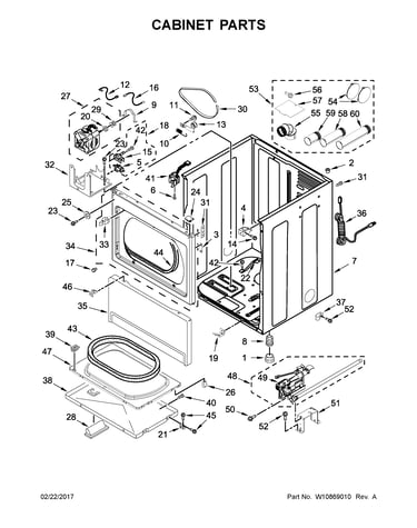 Cabinet parts