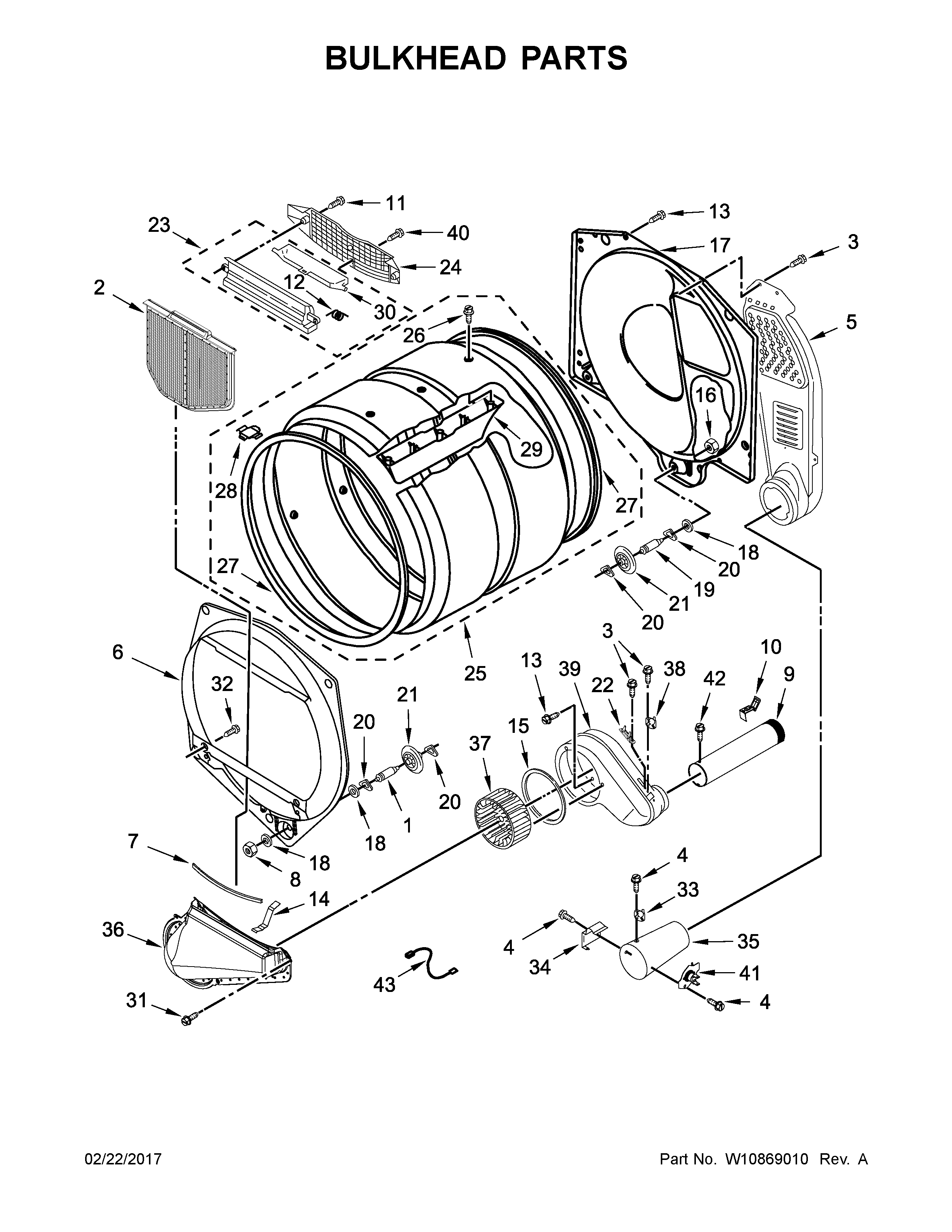 Bulkhead parts