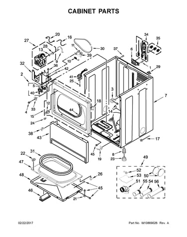 Cabinet parts