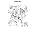 Maytag MDE20CSAGW0 cabinet parts diagram