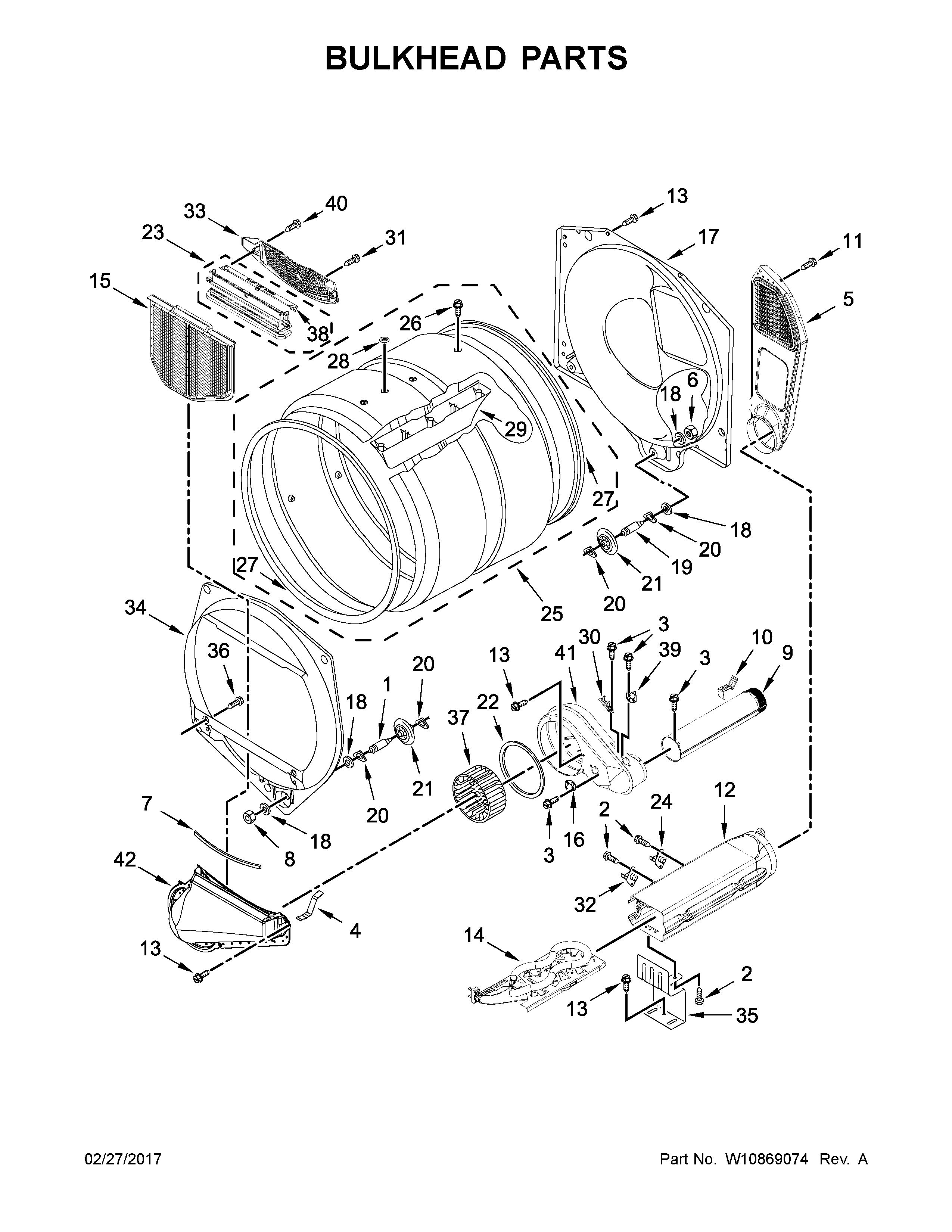 Bulkhead parts