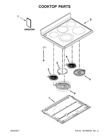 Cooktop parts