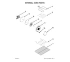 Maytag YMET8820DS03 internal oven parts diagram