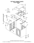 Top and cabinet parts