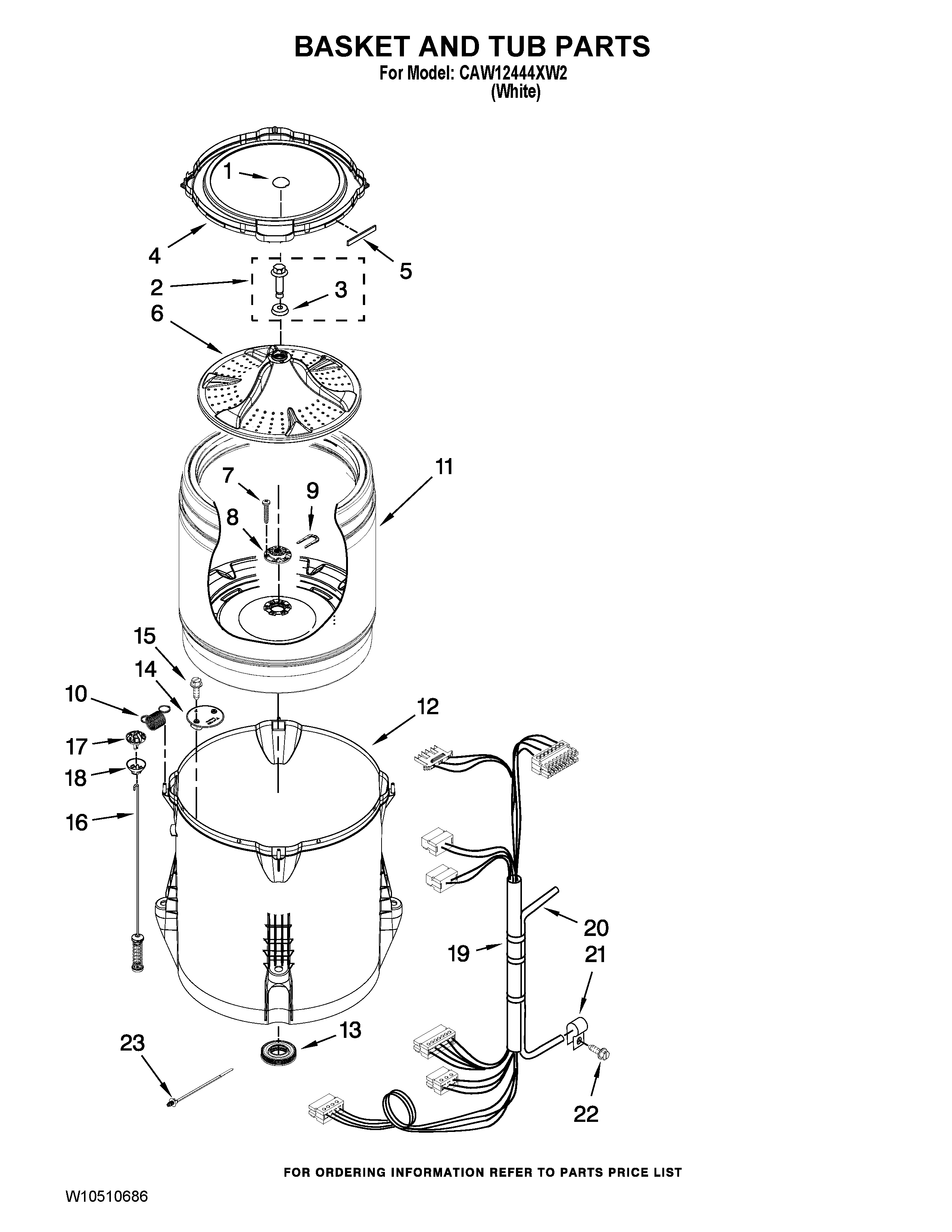 BASKET AND TUB PARTS