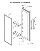 Refrigerator door parts