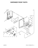 Dispenser front parts