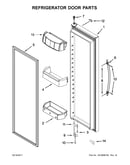 Refrigerator door parts