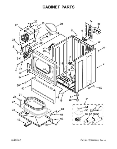 Cabinet parts