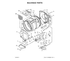 Whirlpool YQCEM2735FQ0 bulkhead parts diagram