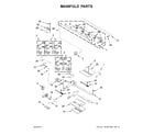 Whirlpool WGG745S0FH00 manifold parts diagram