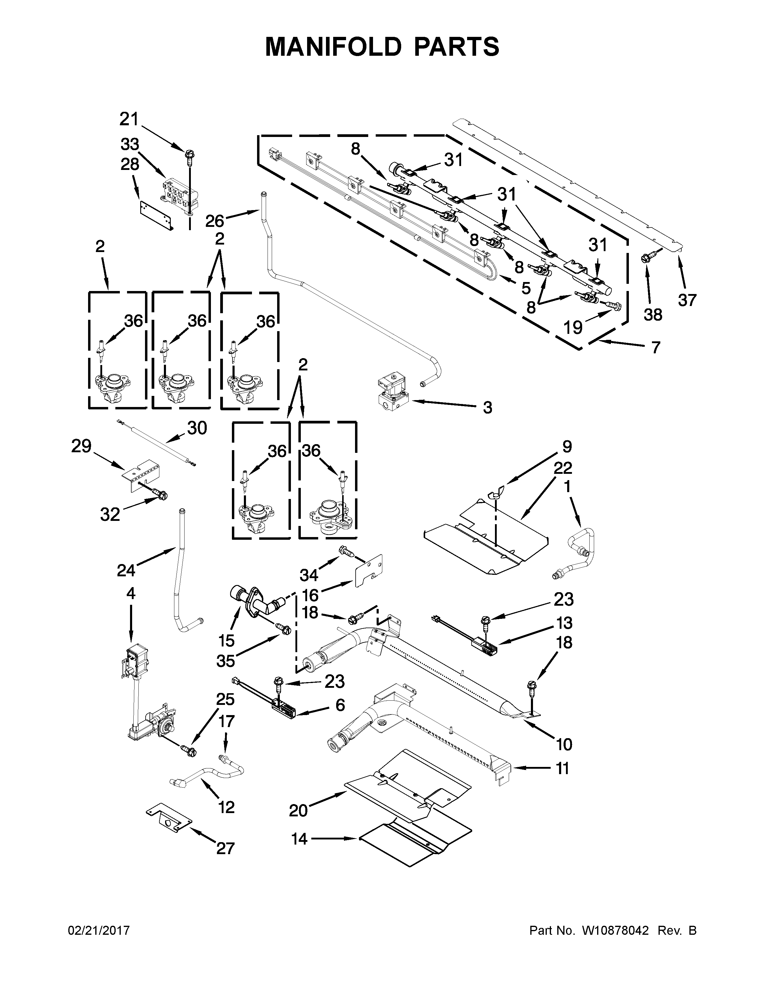 MANIFOLD PARTS