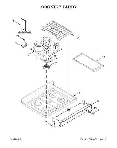 Cooktop parts