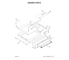 KitchenAid KFGS530ESS2 drawer parts diagram