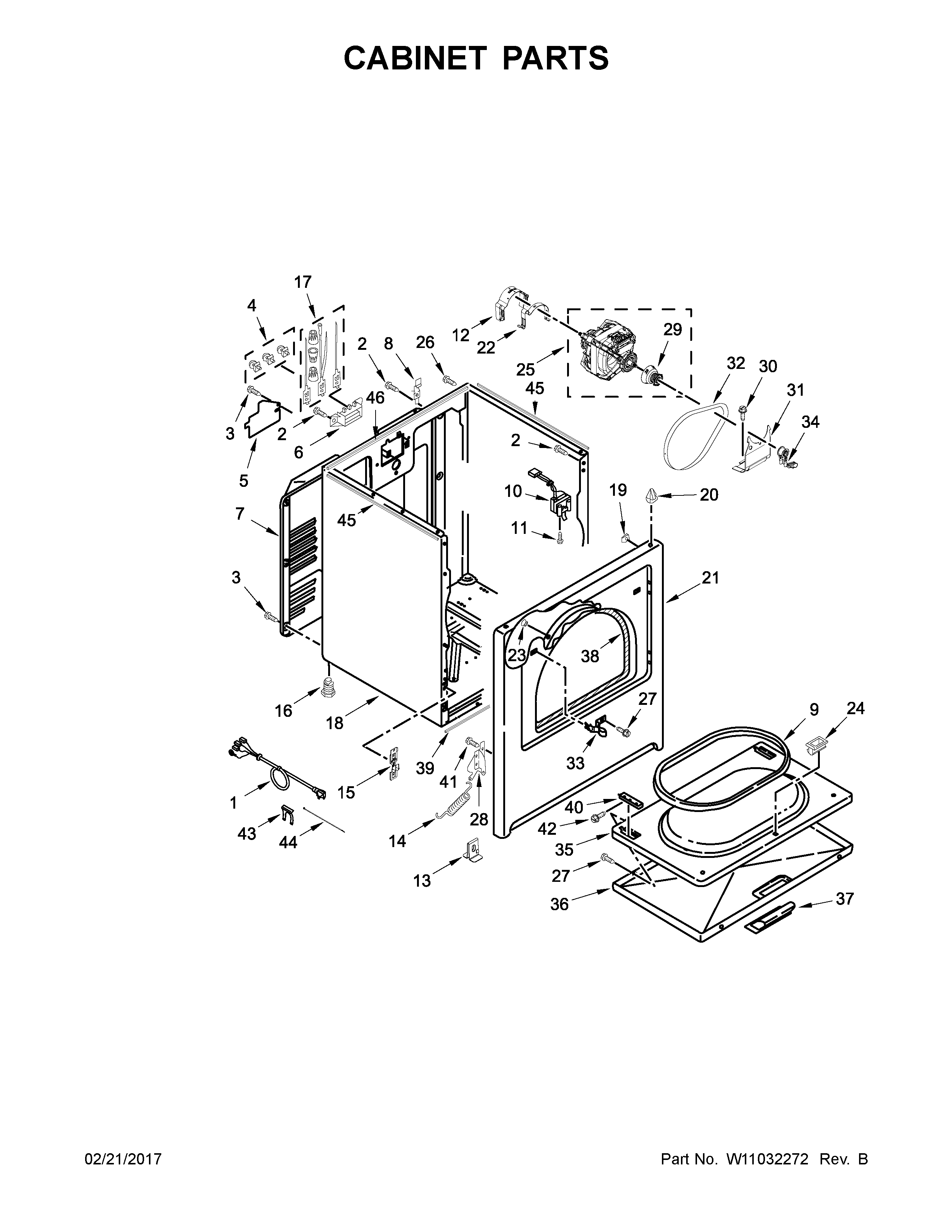 Cabinet parts