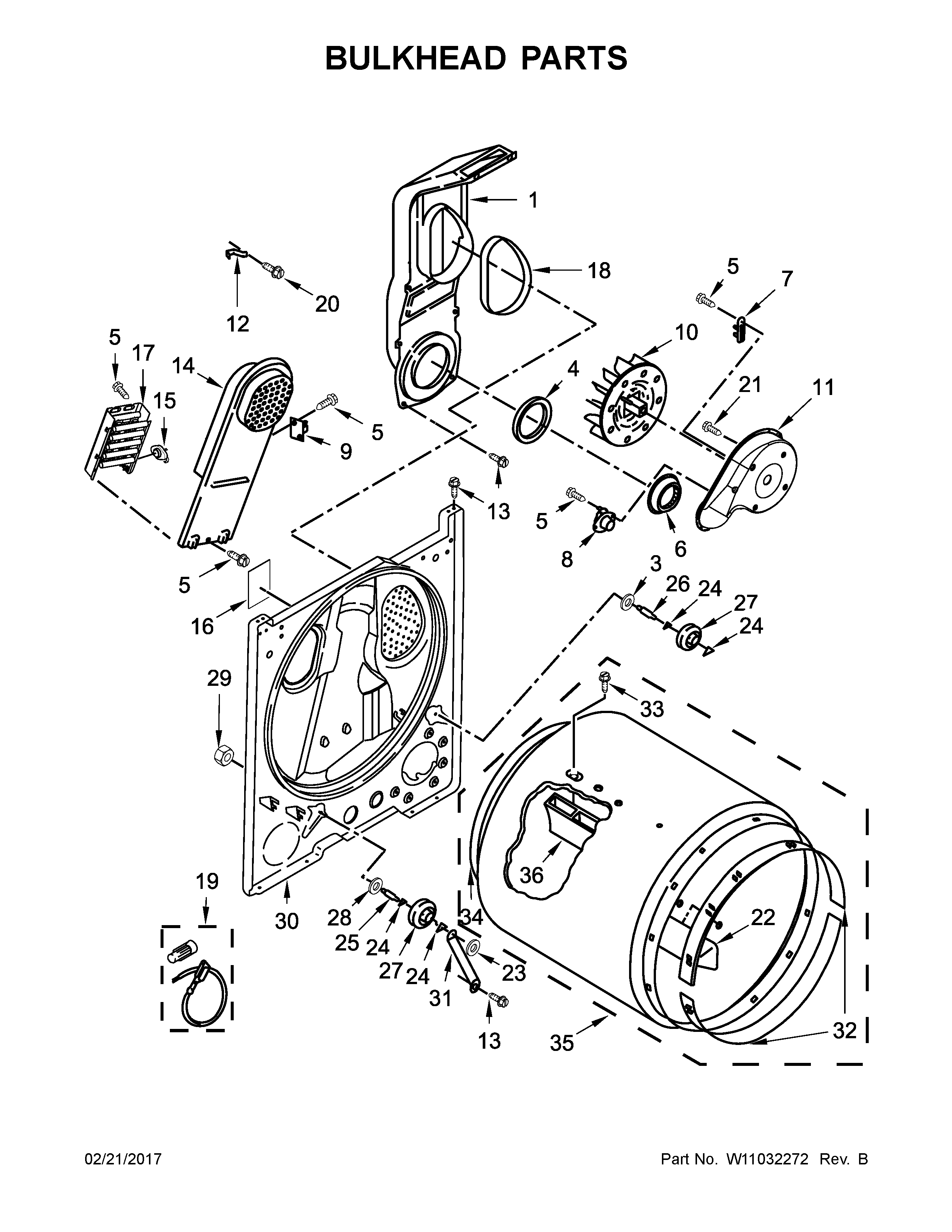 Bulkhead parts