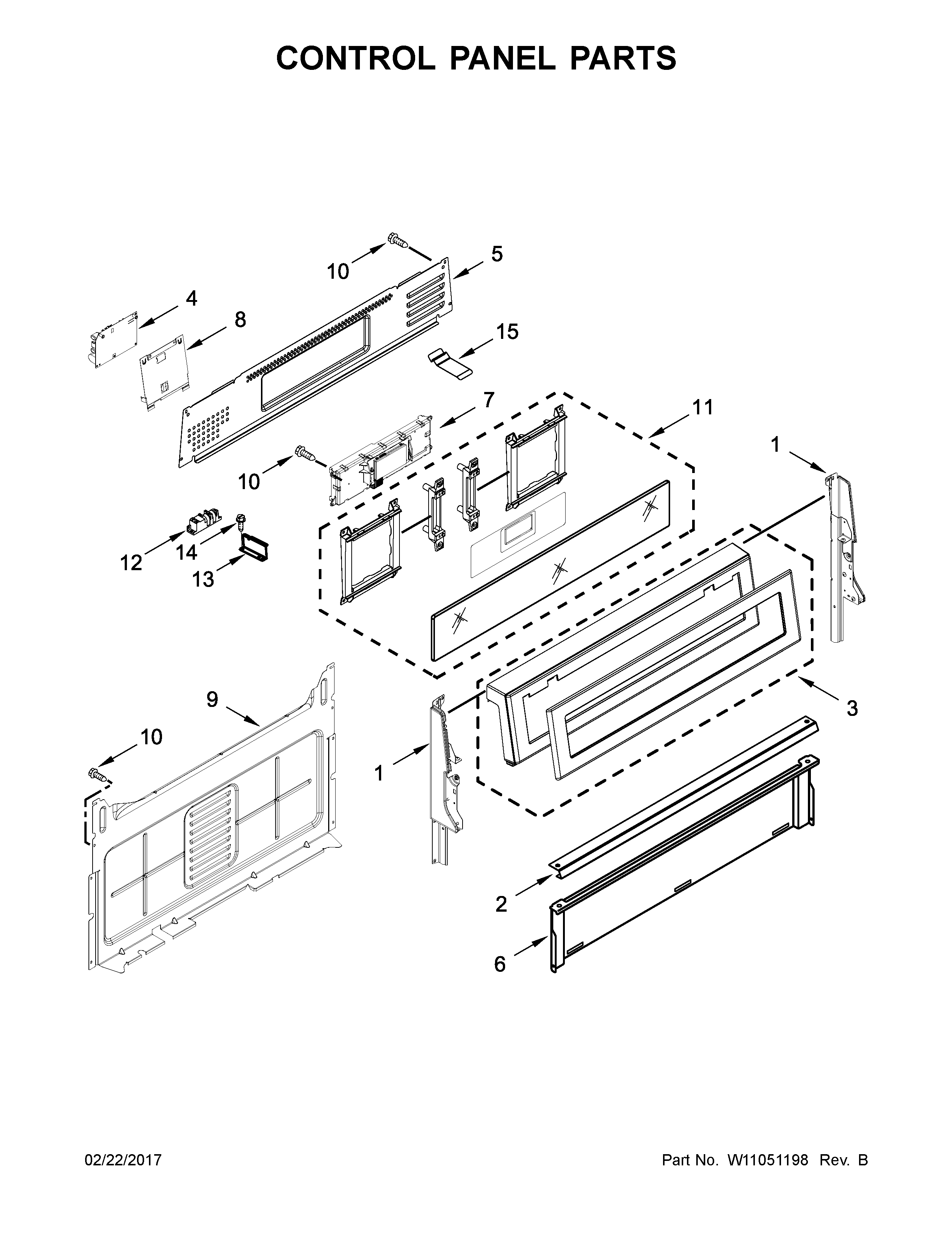 CONTROL PANEL PARTS