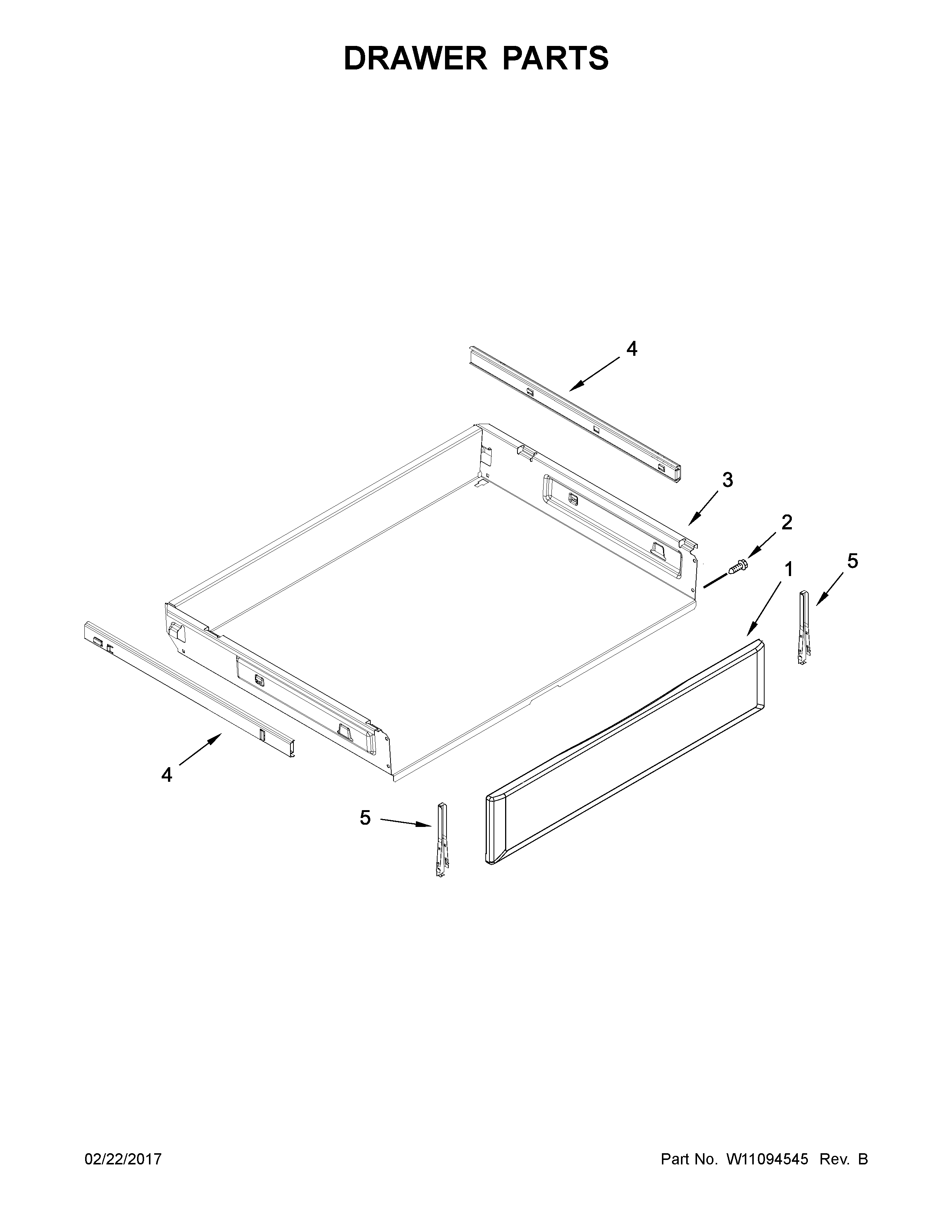 Drawer parts