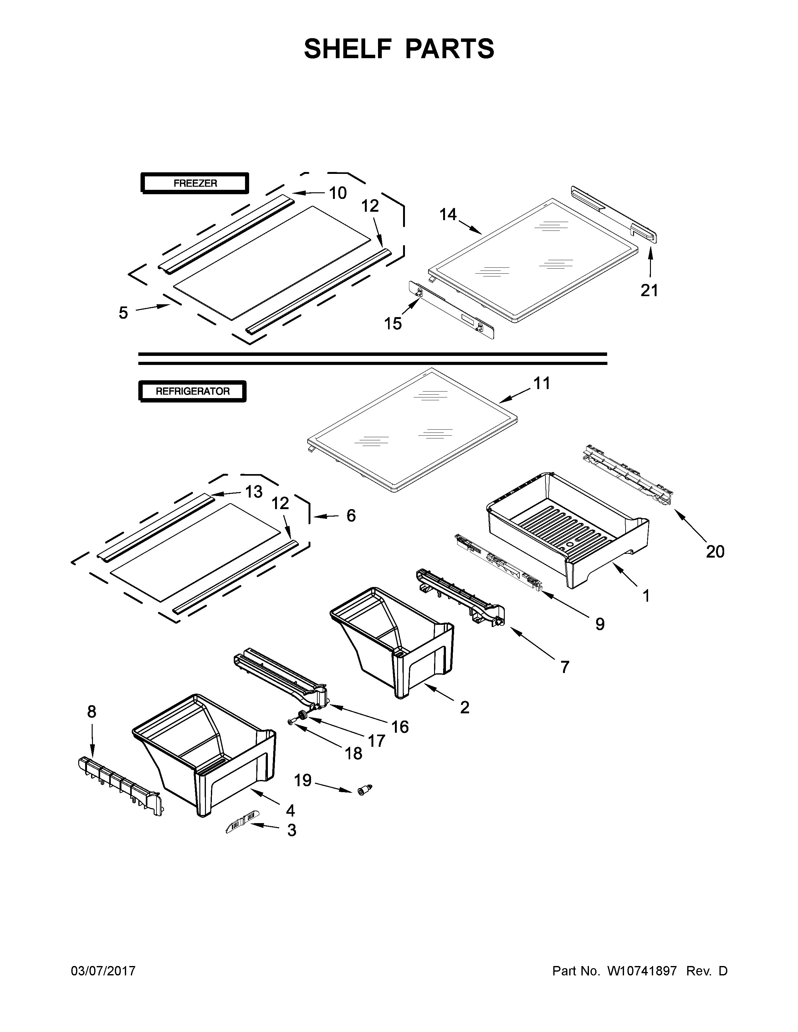 SHELF PARTS