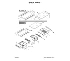 Maytag MRT711BZDE00 shelf parts diagram