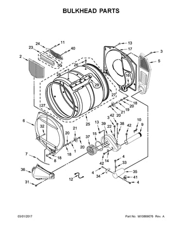 Bulkhead parts