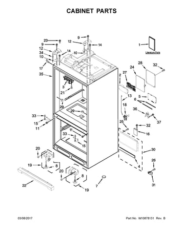 Cabinet parts