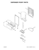 Dispenser front parts