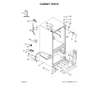 Maytag MFF2055FRZ00 cabinet parts diagram